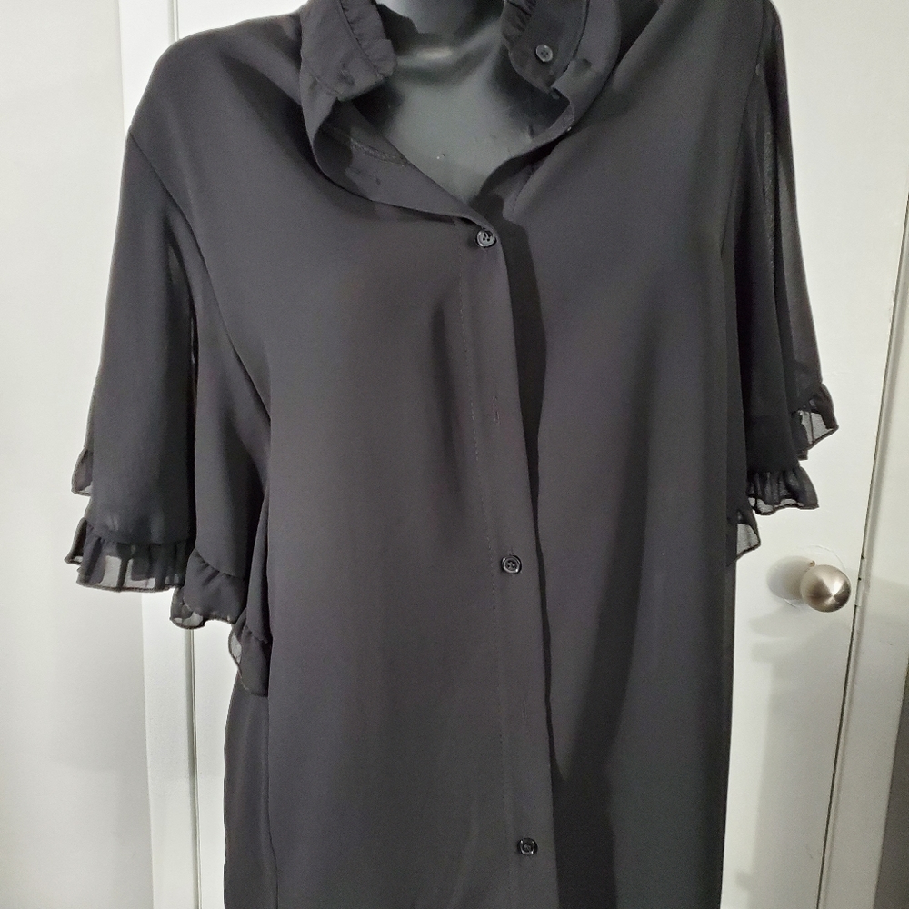 Plus button down shirt